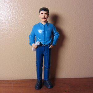 doll house dolls pretend play marvel education Caucasian man in blue (W4243)